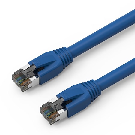 Axiom Axiom 10Ft Cat8 Shielded Cable (Blue) C8SBSFTP-B10-AX